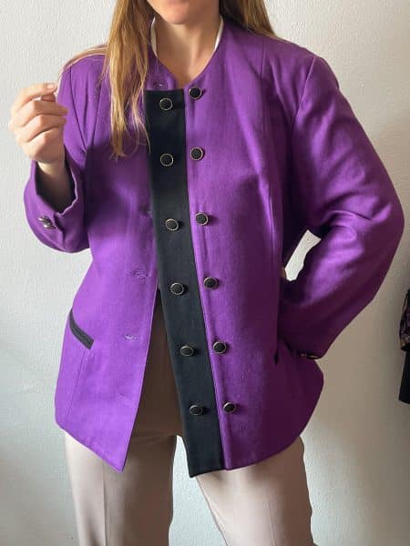 CHAQUETA MALVA