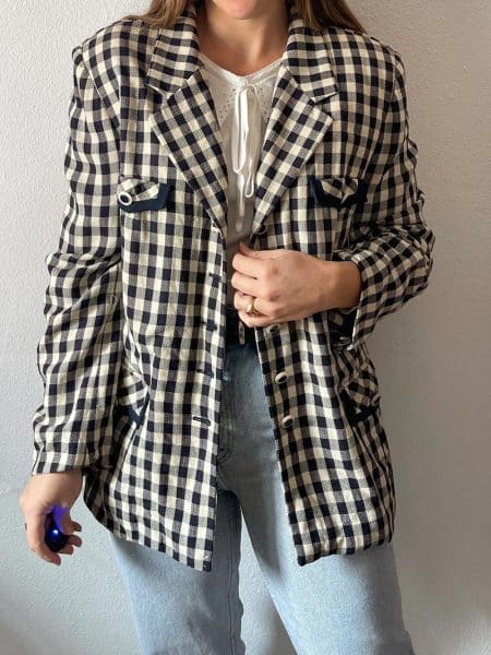 BLAZER ESTAMPADO VICHY