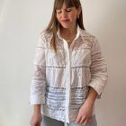 Imagen de Camisa blanca combinada vintage