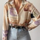 Imagen de Camisa vintage estampado combinado