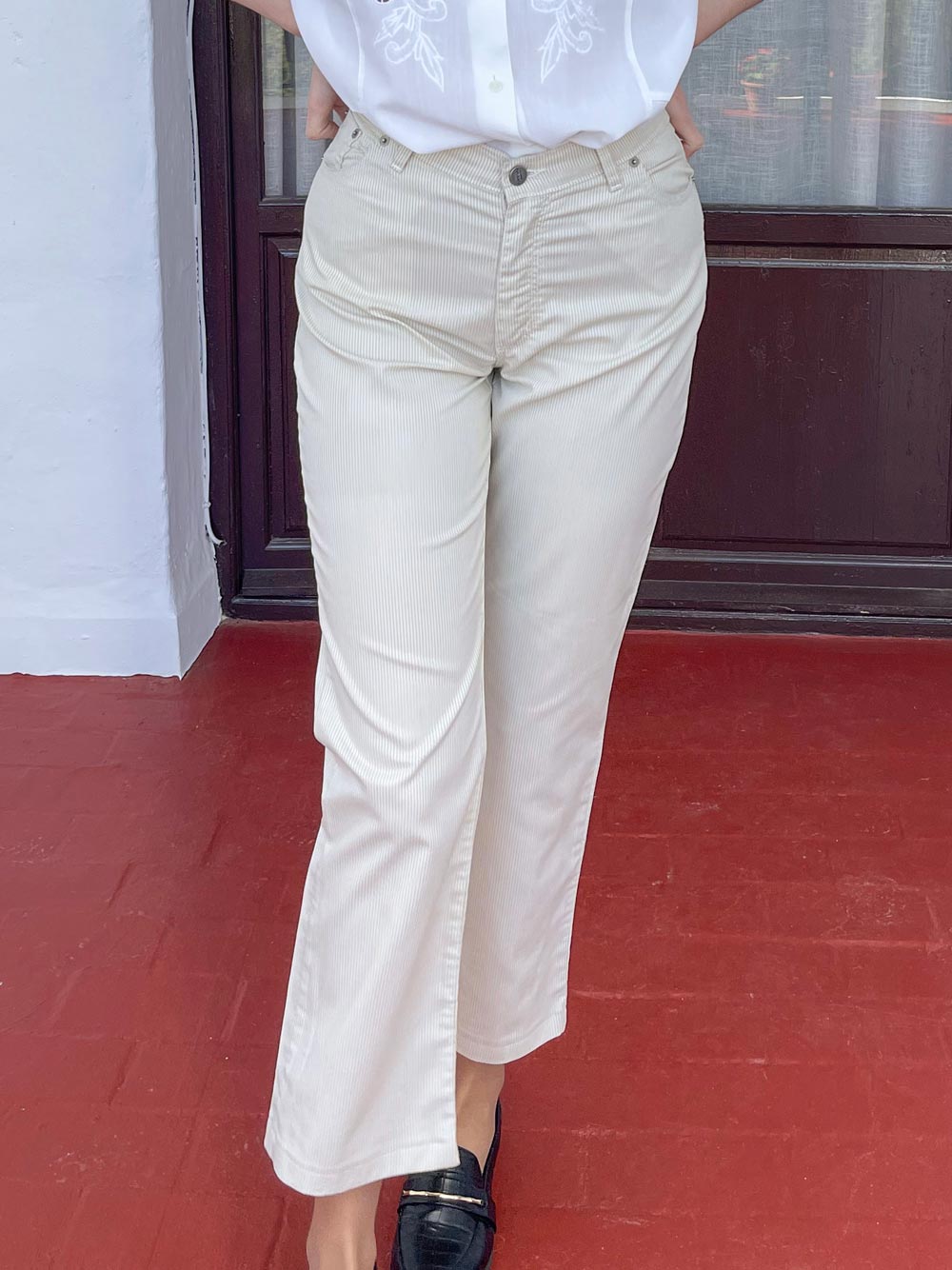 pantalon-flare-rayas pantalon flare rayas