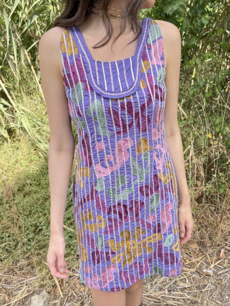 Vestido bordado vintage