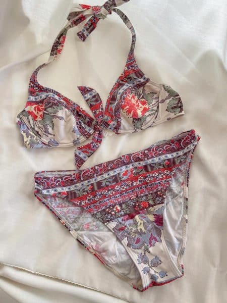 Bikini vintage estampado floral