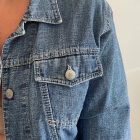 Imagen de Detalles tejido chaqueta denim 1