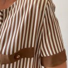 Imagen de Detalles tejido vestido a rayas