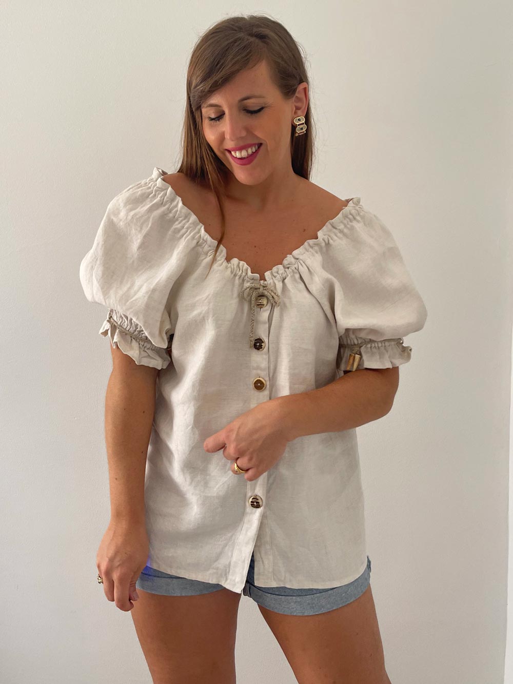 Imagen de Blusa lino alemania