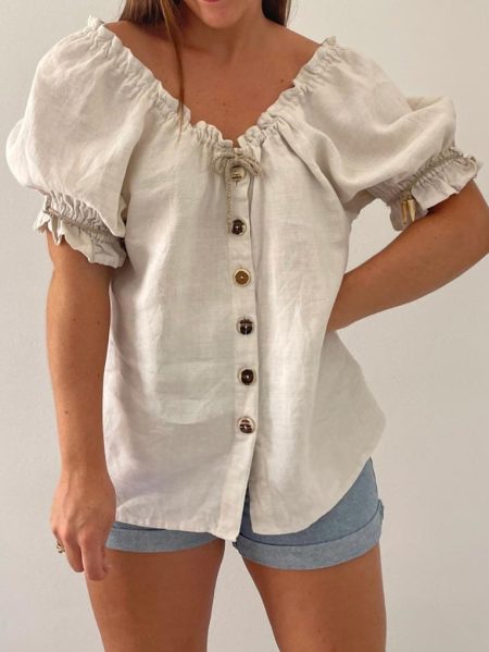 Imagen de Blusa puro lino alemania