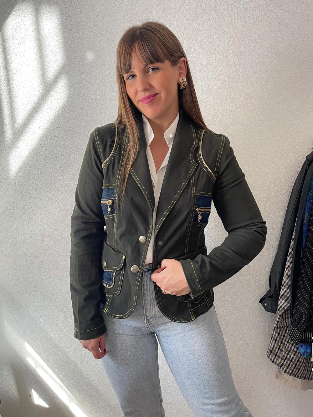 Chaqueta entallada italiana