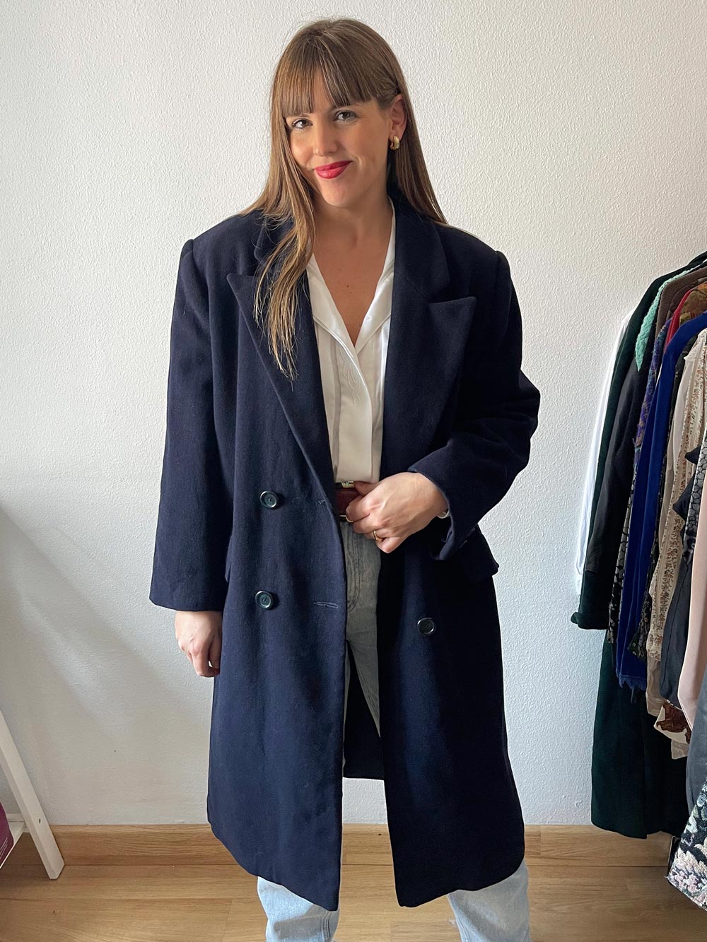 Imagen de Abrigo vintage cruzado lana