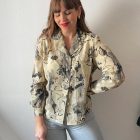 Imagen de Camisa vintage estampada hecha a mano