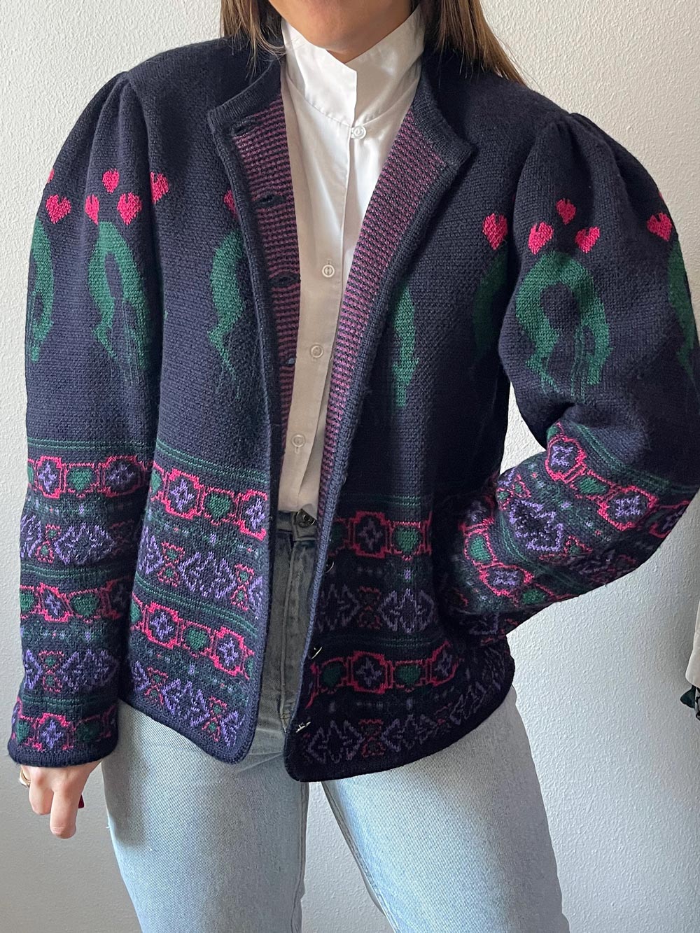 Imagen de Cardigan austriaco pura lana