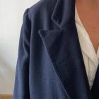 Imagen de Detalles abrigo cruzado lana