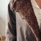 Imagen de Detalles gabardina vintage satinada