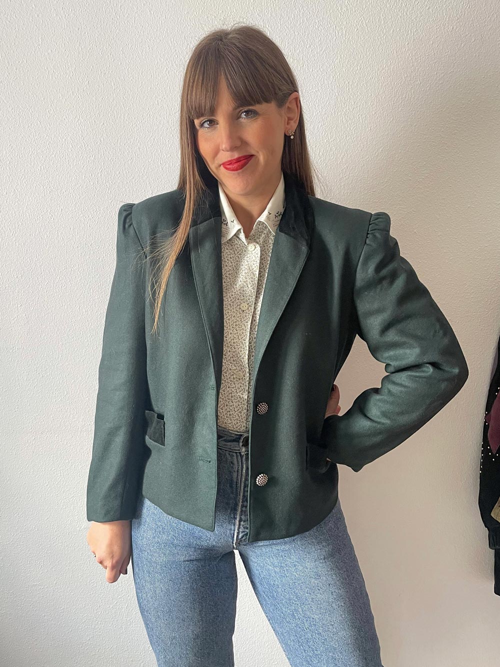 Blazer detalles velvet