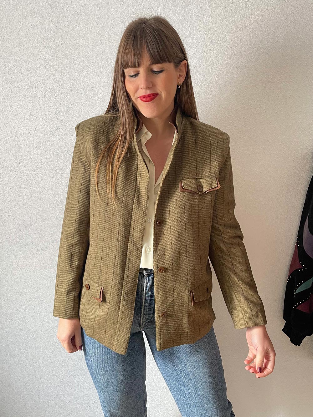 Chaqueta rayas verticales