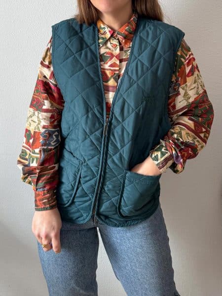 Chaleco vintage acolchado