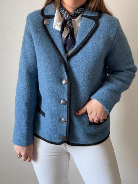 Cardigan austriaco azul