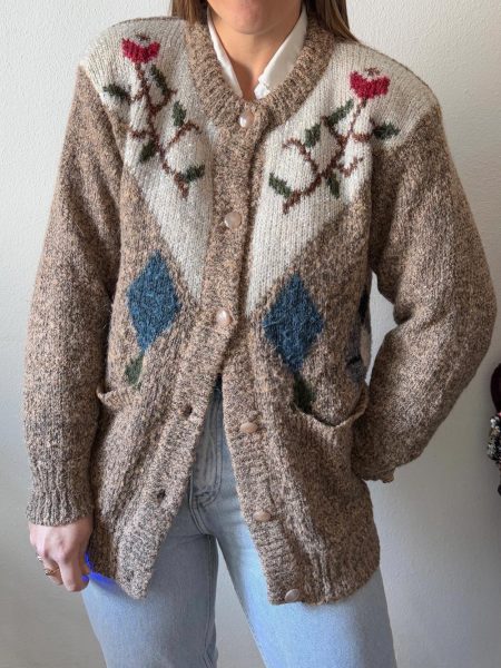 Cardigan detalles brillo