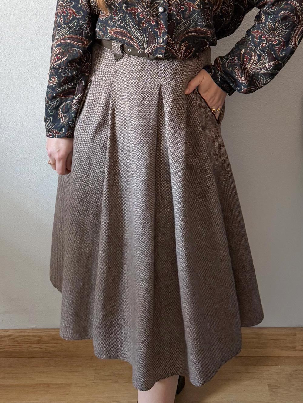 falda-con-vuelo Falda con vuelo