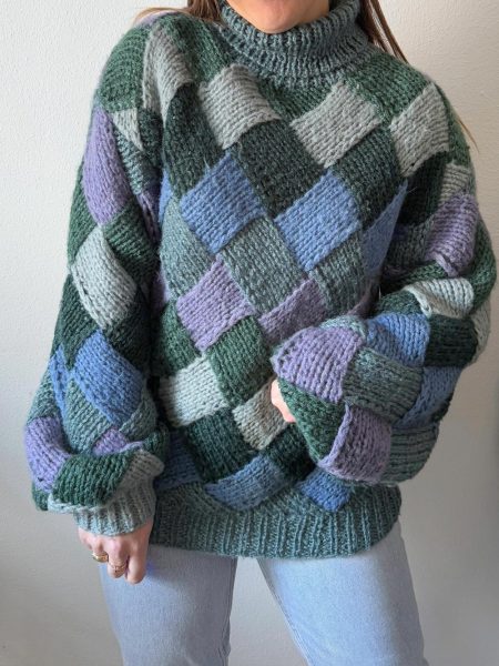Jersey cuello alto vintage