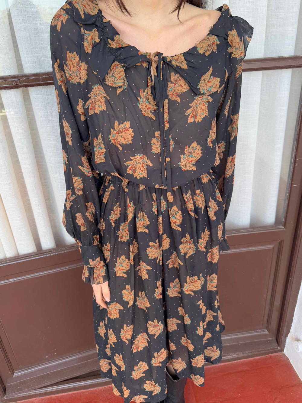 vestido-vintage-semitransparente Vestido vintage semitransparente