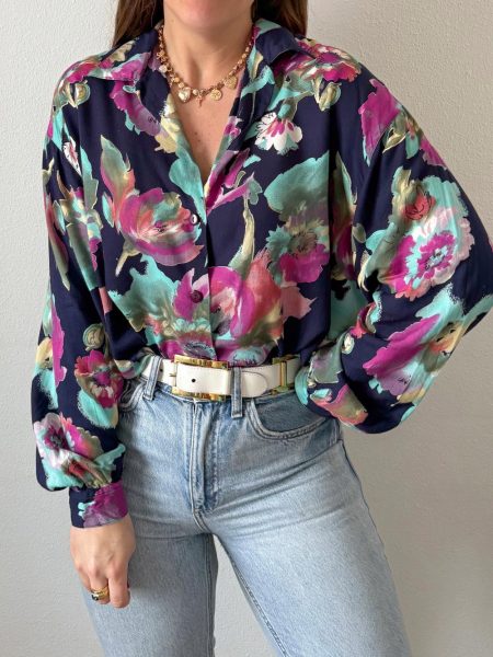 Camisa vintage estampada