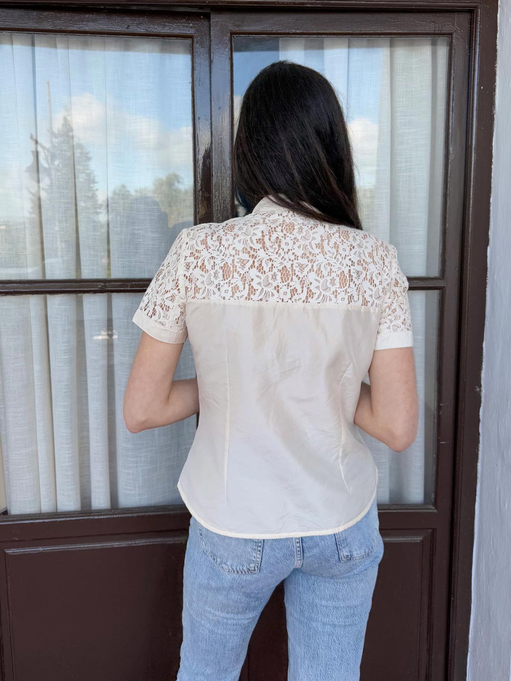 Blusa seda salvaje