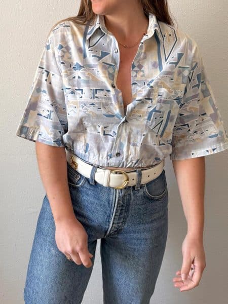 Camisa crop top