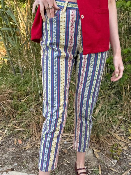Pantalon estampado vintage