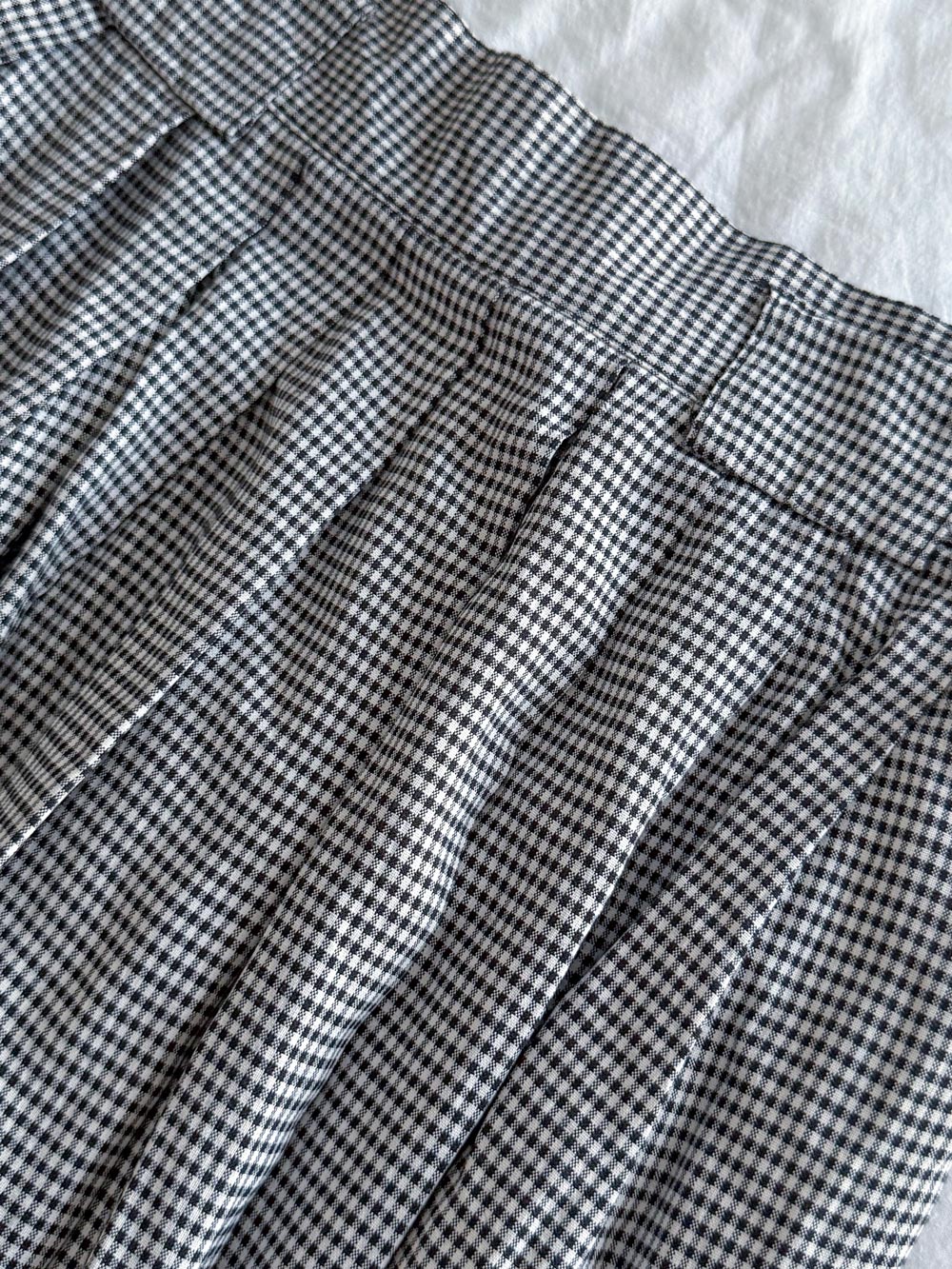 Falda estampado vichy