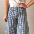 Imagen de Bermudas cuadros vintage