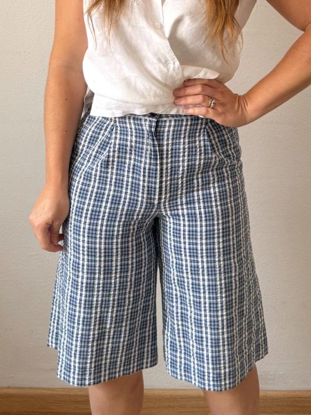 Imagen de Bermudas cuadros vintage