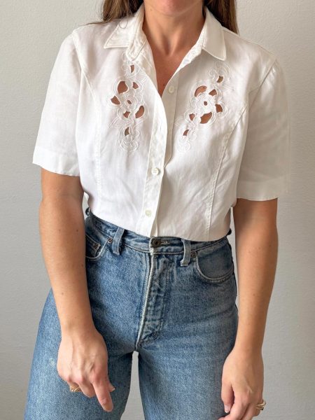 Blusa lino 70s