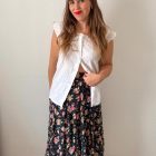 Imagen de Falda vintage elastica estampada