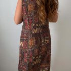 Imagen de Trasera vestido estampado etnico