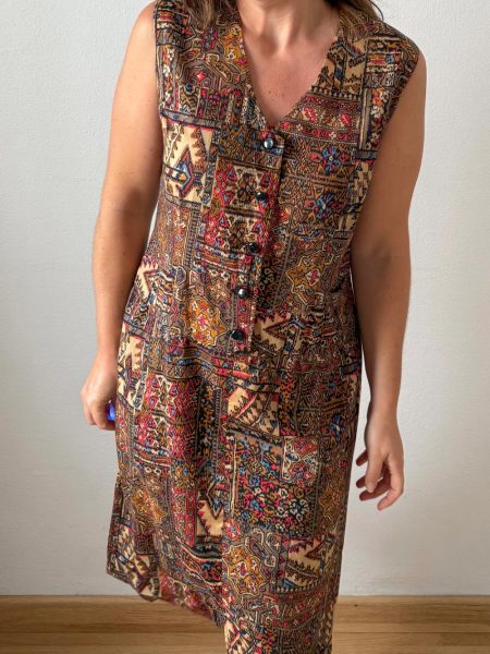 Imagen de Vestido estampado etnico