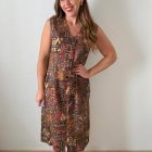Imagen de Vestido estampado etnico detallesc