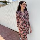 Imagen de Vestido fiesta satinado detalles