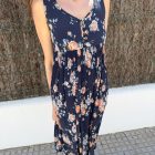 Imagen de Vestido flores salmon