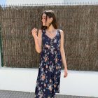 Imagen de Vestido flores salmon vintage