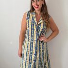 Imagen de Vestido frutas 70s vintage