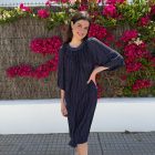 Imagen de Vestido plisado con brillo detalles