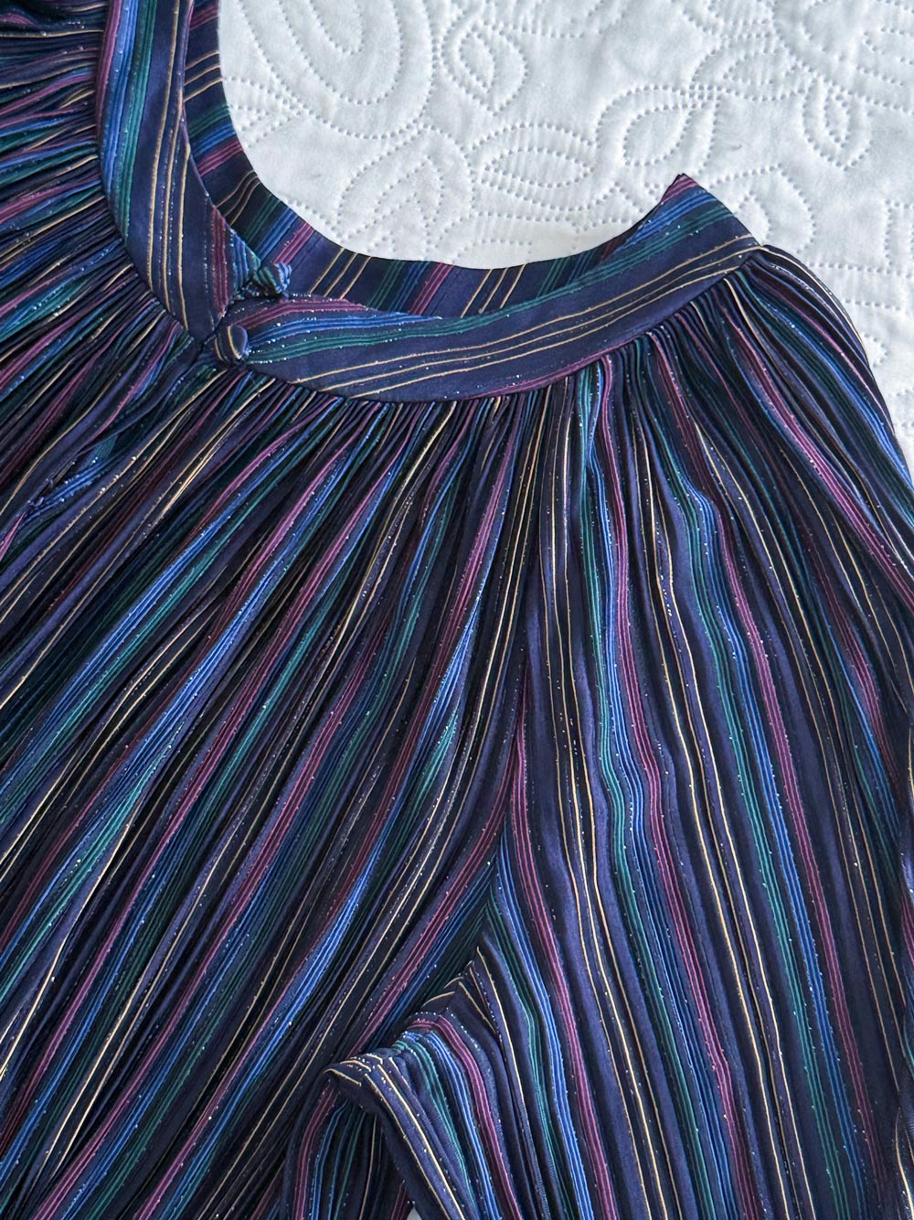 Imagen de Zoom vestido plisado brillo