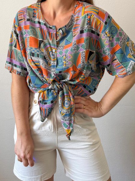 Blusa estampado crazy