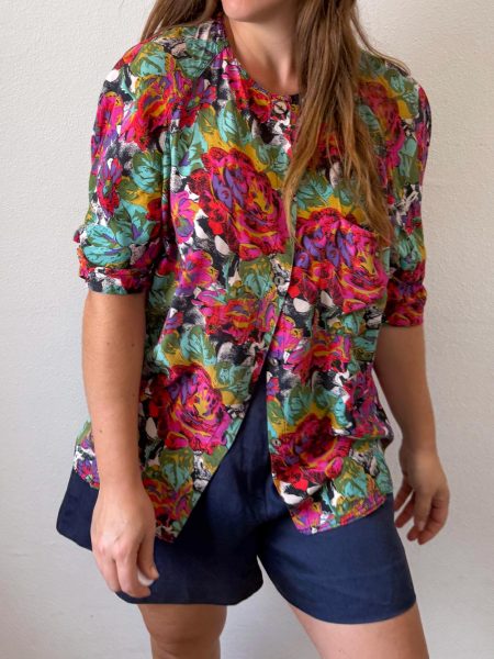 Blusa raglan estampada
