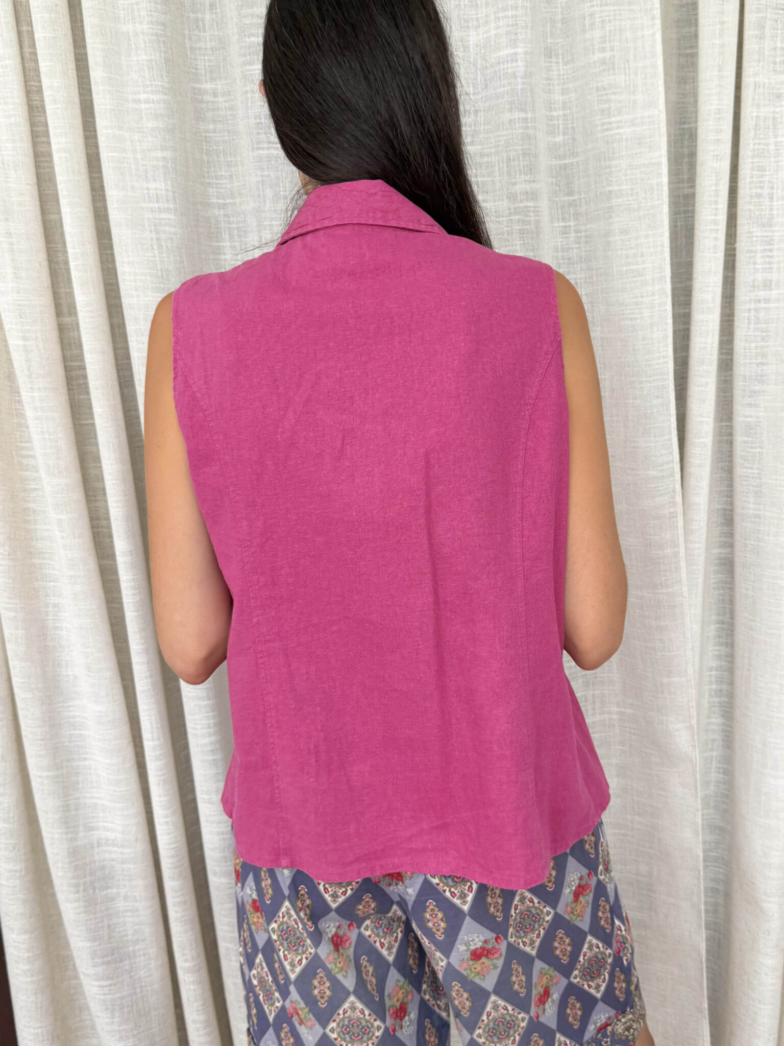 Imagen de Blusa de lino vintage (1)