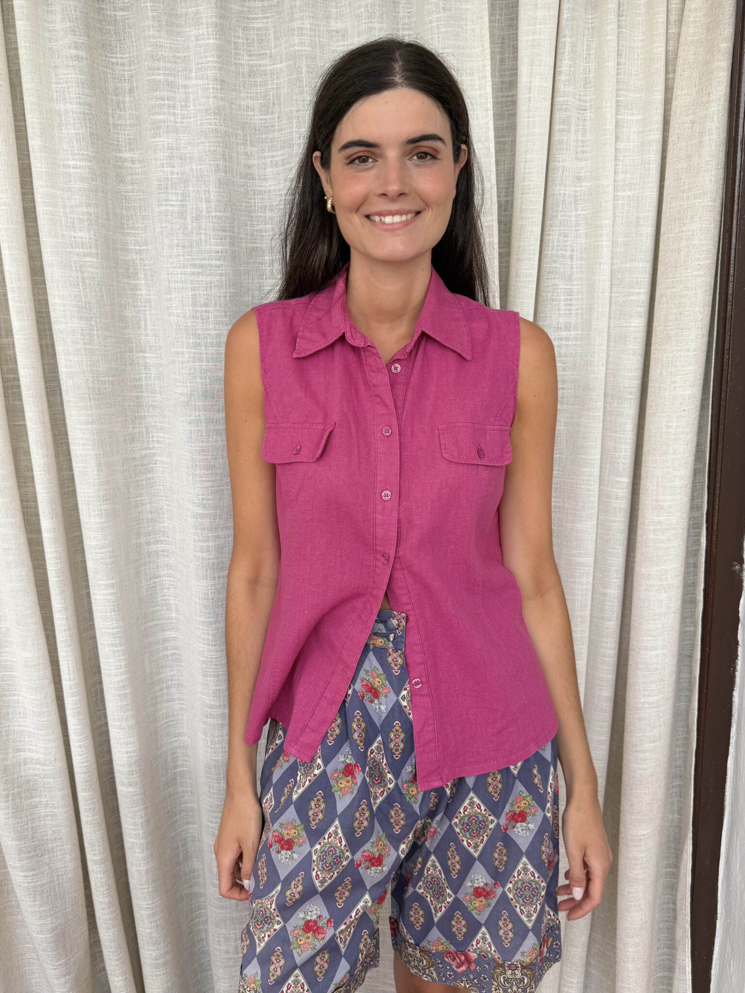 Imagen de Blusa de lino vintage (2)