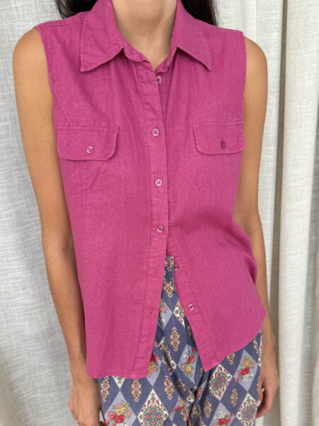 Imagen de Blusa de lino vintage (4)