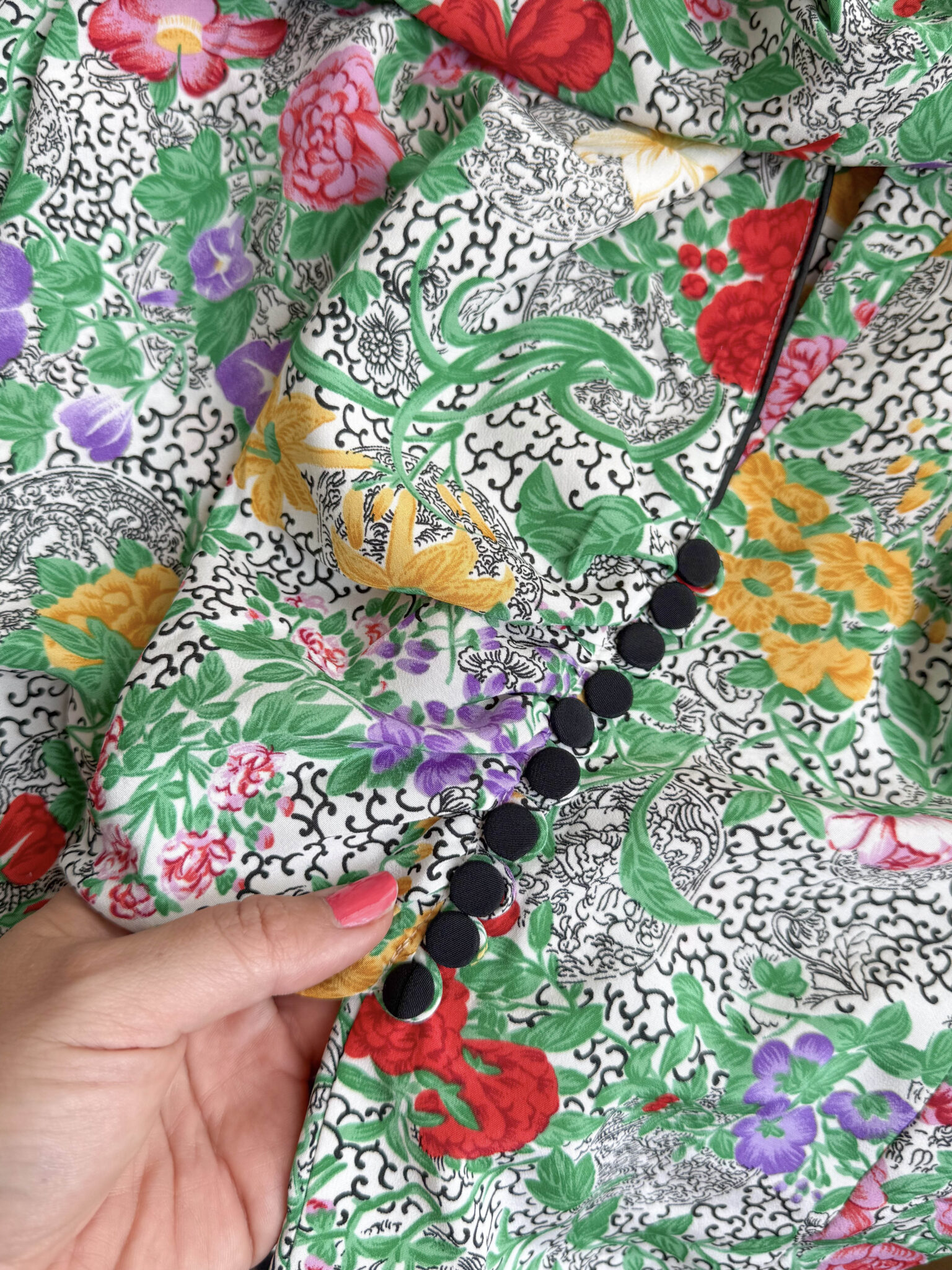 Imagen de Blusa floral cruzada (1)