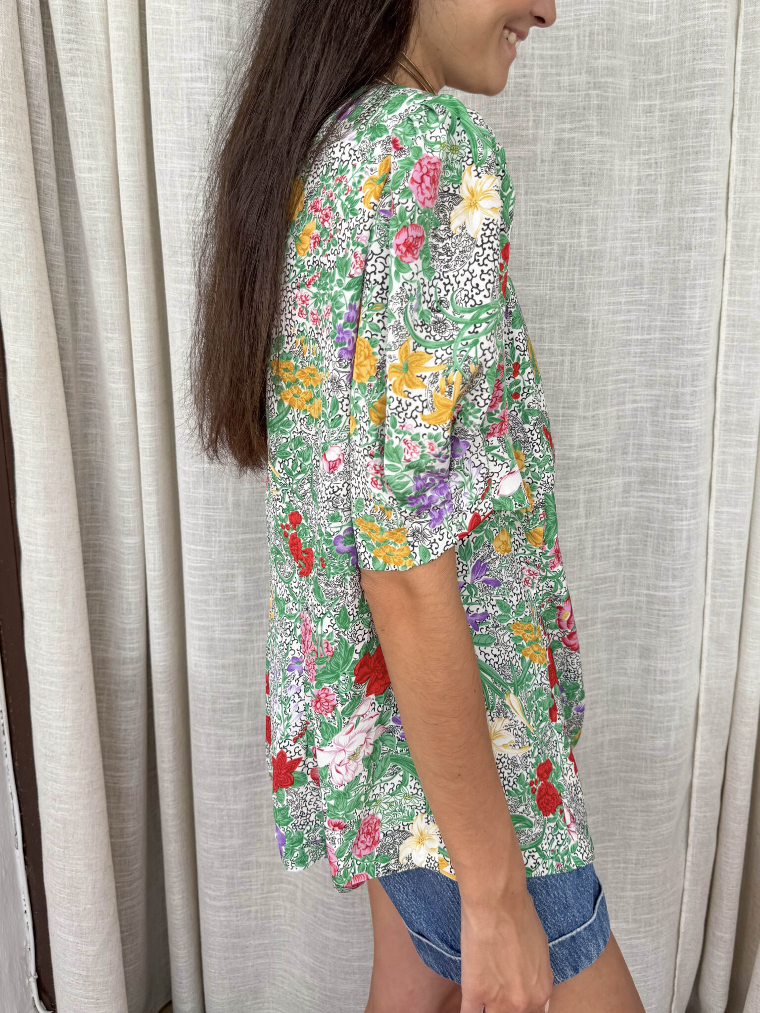 Imagen de Blusa floral cruzada (6)